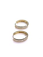 Orecchini Stocco Gioielli Donna in Oro giallo Zircone ORS 110 - ORS 110